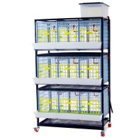 Клетка Comfortplast для бройлеров 3 секции, 3 яруса, пластиковая