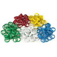 Кольца меточные 20 мм спиральные для птиц, 100 шт.