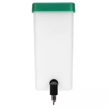 Поилка ниппельная с бачком HobbyFarm 1 л для кур и кроликов с креплением на сетку