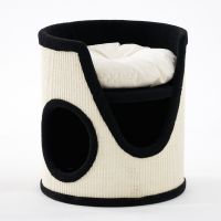 Когтеточка-домик 40х40х45 см, черный