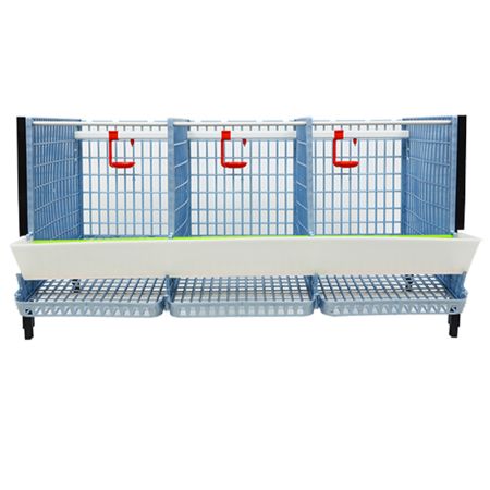 Клетка Comfortplast для куропаток 3 секции, 2 яруса, пластиковая