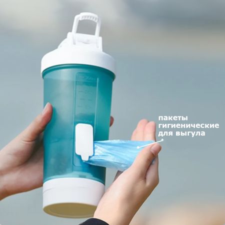 Пакеты гигиенические Pawgether для выгула собак для дорожной поилки PT1, 5 рулонов