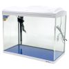 Аквариум с тумбой Boyu EC-600 панорамный, 66 л, с фильтром и LED-лампой, белый
