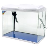 Аквариум с тумбой Boyu EC-600 панорамный, 66 л, с фильтром и LED-лампой, белый