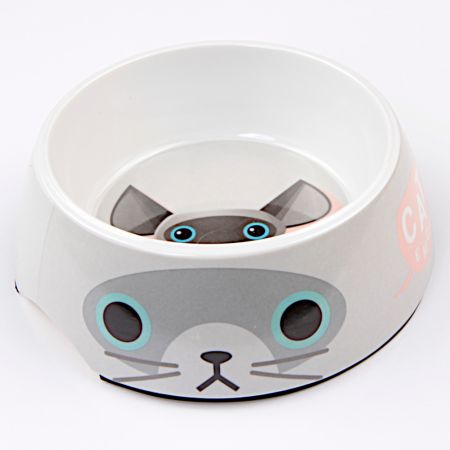 Миска, 17.5×17.5×6 см, 340 мл, CAT белый