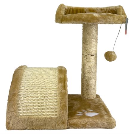 Когтеточка-комплекс 35х35х45 см, бежевый