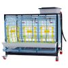 Клетка Comfortplast для кур-несушек 3 секции, 1 ярус высотой 60 см, пластиковая