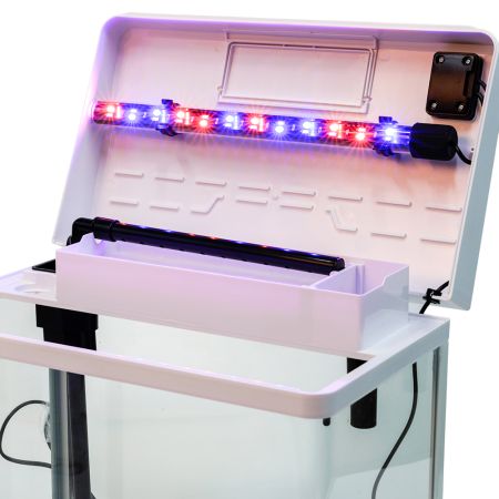 Аквариум Boyu MS-420M 31 л с сенсорным LED светильником и фильтром, белый