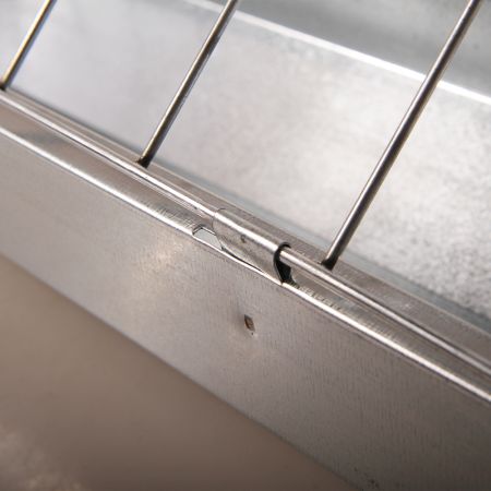 Кормушка лотковая 100 см оцинкованная сталь для кур R