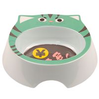 Миска для собак и кошек, 18x17.5x5 см, 270 мл, зеленый