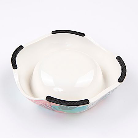 Миска для собак и кошек, 11x16x4.8 см, 180 мл, абстракция