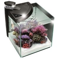 Аквариум Newa More reef NMO 50R Daylight LED, 45 л, с фильтром, скиммером, нагревателем и освещением рассвет-закат, черный NEW VERSION
