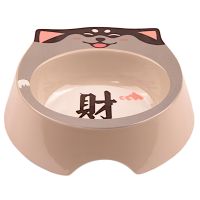 Миска для собак и кошек, 18x17.5x5 см, 270 мл, бежевый