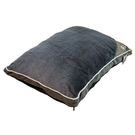 Лежак подушка Pet Choice для собак, 100х70х15 см, со съемным чехлом, серый