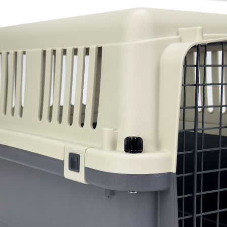 Переноска Safari Range 60х40х40 см для кошек и собак Pet Choice с металлической верхней решеткой