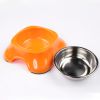 Миска для собак и кошек, 11x14.8x5 см, 150 мл, оранжевый