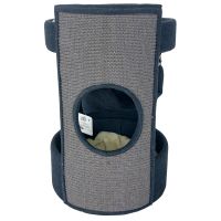 Когтеточка-комплекс 40х40х60 см с гамаком, графит