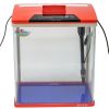 Аквариум Boyu HG-300 панорамный 22 л, LED освещение, дисплей, фильтры, красный