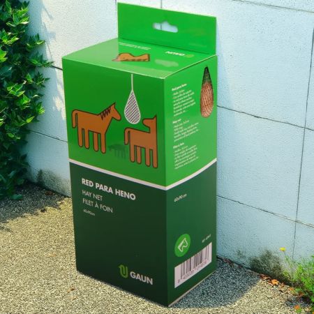 Рептух сетка для сена Gaun 60x90 см, нейлоновый, черный, ячейки 5x5 см