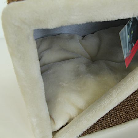 Когтеточка-домик 40х35х30 см, коричневый