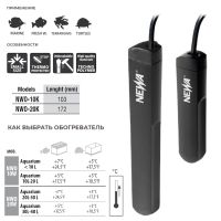 Нагреватель для воды аквариума Newa Therm Mini NWO-20K 230V 50Hz 20W автоматический до 30 л