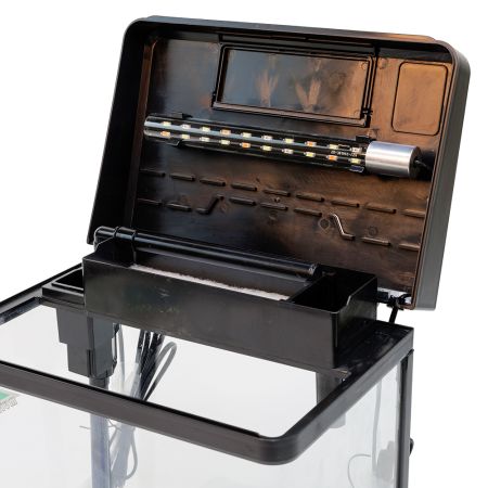 Аквариум Boyu MS-320 20 л с LED светильником и фильтром, черный