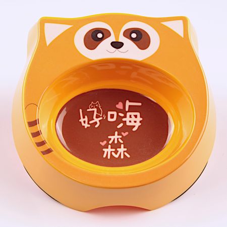 Миска для собак и кошек, 18x17.5x5 см, 270 мл, оранжевый