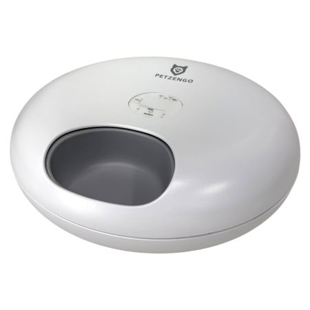 Автокормушка Petzengo PF13 LED для сухого и влажного корма c охлаждением, белая