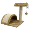 Когтеточка-комплекс 35х35х45 см, бежевый