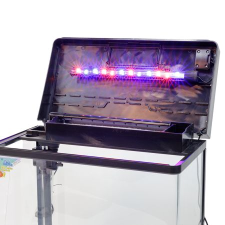 Аквариум Boyu MS-520M 45 л с сенсорным LED светильником и фильтром, черный Аквариум Boyu MS-520M 45 л с сенсорным LED светильником и фильтром, черный