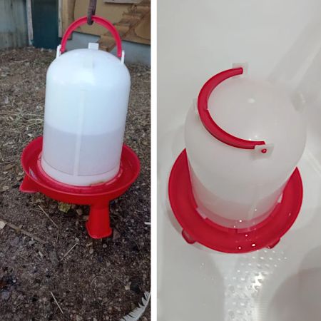 Поилка вакуумная ECO 5 л с ручкой на ножках, 2 шт.