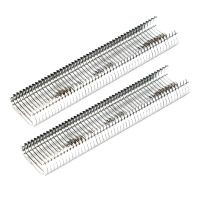 Инструмент скобообжимной С-тип для клеток автоматический 8-12 мм, красный + скобы 100 шт.