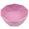 Миска для собак и кошек бамбуковая, 14.4x14.4x5.4 см, 500 мл, фиолетовый