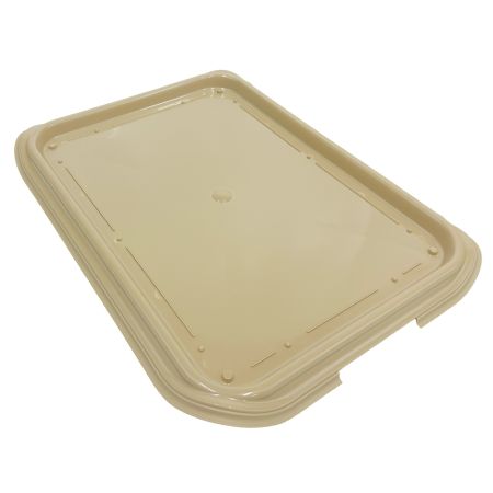 Лоток для собак со столбиком Catidea 50х37х6 см под пеленку бежевый