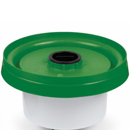 Поилка вакуумная 8 л с пробкой и ручкой, поддон 5 см