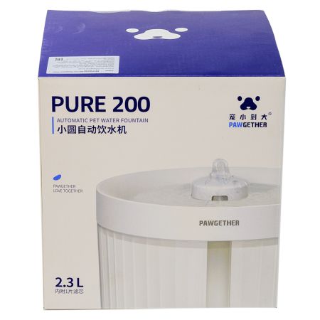 Автопоилка фонтан для собак и кошек Pawgether P200, 2.3 л, темно-синяя