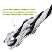 Соединитель для шнуров 3 мм, 10 шт. Соединитель для шнуров 3 мм, 10 шт.