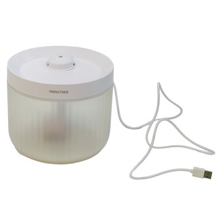 Автопоилка фонтан для собак и кошек Pawgether P200, 2.3 л, белая