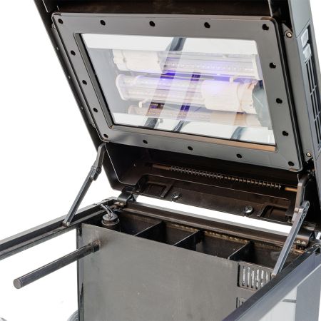 Аквариум Boyu Happy Family HS-45A панорамный, 65 л, с фильтром, УФ-стерилизатором и освещением, черный