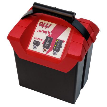 Электропастух OLLI 9.07B от сети и аккумулятора с аккумулятором