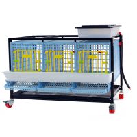 Клетка Comfortplast для кур-несушек 3 секции, 1 ярус высотой 40 см, пластиковая