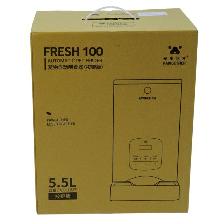 Автоматическая кормушка для кошек и собак Pawgether F100 FRESH 100 5,5 л с таймером Автоматическая кормушка для кошек и собак Pawgether F100 FRESH 100 5,5 л с таймером