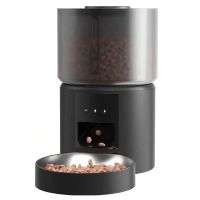 Автокормушка Petzengo PF-02 для домашних животных миска из нержавеющей стали для сухого корма, черная