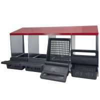 Гнездо для кур несушек 4 секции с яйцесборником