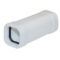 Муфта жесткая 8 см с уплотнительными кольцами на трубу 22х22 мм