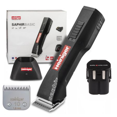 Машинка Heiniger Saphir Basic для стрижки животных, собак, кошек с лезвием #10 1,5 мм