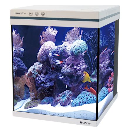 Аквариум с тумбой Boyu Intelligent MEZ-56, фильтры, LED освещение, WiFi управление со смартфона, 56 л
