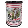 Лента для электропастуха FarmGuard красно-белая 13 мм / 200 м
