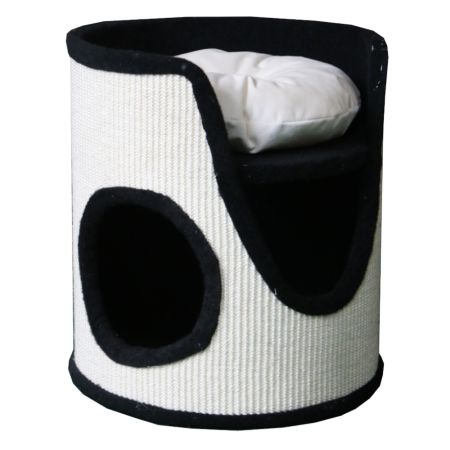 Когтеточка-домик 40х40х45 см, черный