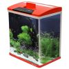Аквариум Boyu HG-300 панорамный 22 л, LED освещение, дисплей, фильтры, красный